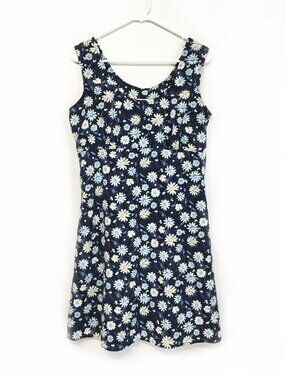 Maurice's Women's Blue Floral Midi Dress Size Medium